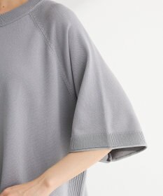 Green Parks トレーナー風ニットプルオーバー