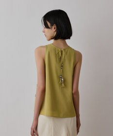 GRACE CONTINENTAL ビジューノースリーブトップ