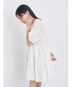 earth music&ecology 綿ローンティアードチュニック