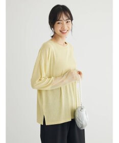 Green Parks 袖チュールドッキングプルオーバー