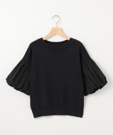 組曲 ストレッチクリアパフ袖 ニット