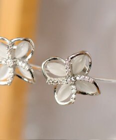 Tiaclasse 【金属アレルギー対応】ハイドランジアクリアピアス