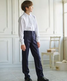 J.PRESS KIDS 【140-170cm】40/2鹿の子 長袖 ポロシャツ