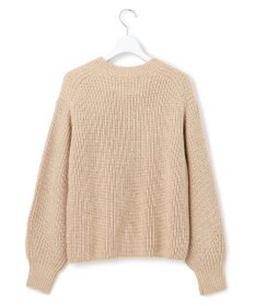 23区 L 【洗える】スパンコールバルキー クロップド ニット