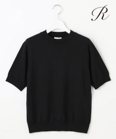 23区 【R(アール)】ファインウール プルオーバーニット ブラック系
