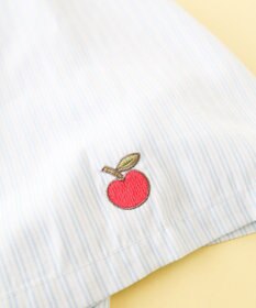 Green Parks ｍｉｆｆｙ／刺しゅうプリントストライプシャツ