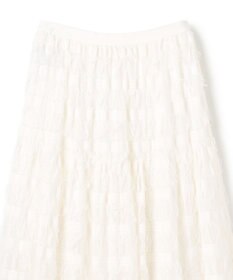 uncrave フリンジレース ティアードスカート