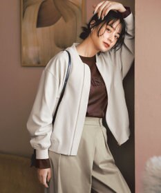 UNFILO シアーフォルムニット クルーネック