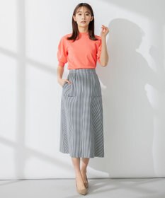 組曲 【洗える・ウエストゴム仕様】2WAYストレッチ スカート