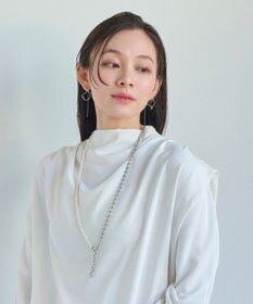 Phoebe 2wayグレースツイストラインイヤリング　シルバー