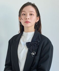 Phoebe 2wayグレースツイストラインイヤリング　シルバー