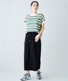 ANY L マルチボーダーニットT