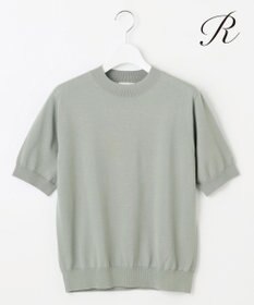 23区 【R(アール)】ファインウール プルオーバーニット オリーブ系