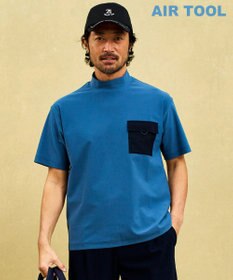 23区GOLF 【MEN】機能に優れた新素材「AIR TOOL」ポケットモックネック