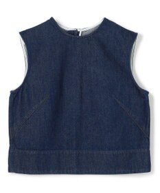 BEIGE， 【洗える・Oggi ８月号掲載】NAVIGLIO / ショート丈ノースリーブデニムブラウス