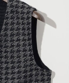 JOSEPH ABBOUD 【イタリア糸使用/清涼感/軽い/洗える/サスティナブル】スラブギマ ニット ベスト