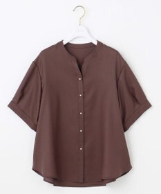 ANY SIS 【接触冷感・UVカット・速乾】スムージーポリエステル 2WAY ブラウス