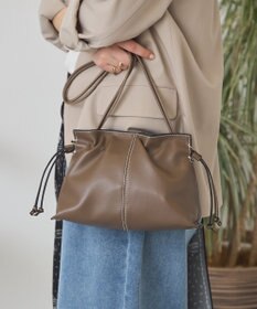 AMERICAN HOLIC キーチャーム付ドロストショルダーバッグ