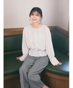 earth music&ecology シャーリングシアーブラウス