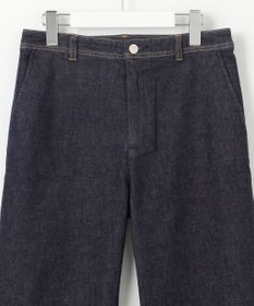 J.PRESS LADIES L 【洗える】 10oz Stretch Denim セミワイド パンツ
