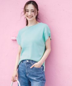 ANY SIS 【接触冷感・UVカット・洗える】ビューティクール フレンチ ニットＴ