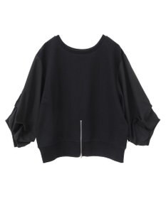 Green Parks ２ＷＡＹ７分袖タック裾ＺＩＰプルオーバー