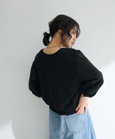 Green Parks ２ＷＡＹ７分袖タック裾ＺＩＰプルオーバー