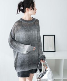 WEGO グラデーションメッシュニット