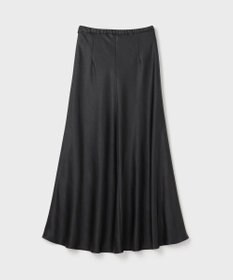 GRACE CONTINENTAL サテンストレッチイージースカート