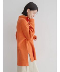 AMERICAN HOLIC バイパチハーフＺＩＰ片畦ニットプルオーバー　