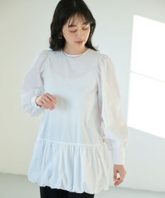 #Newans バルーンヘムブラウス