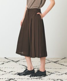 GRACE CONTINENTAL プリーツキュロットパンツ