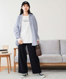 WEGO 裏起毛ワイドイージーパンツ