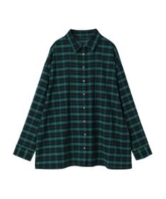 Green Parks ＥＧＯＩＳＴ　チェックロゴシャツチュニック