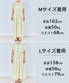 UNFILO L BREEZEMOVE ウエストドロストワンピース