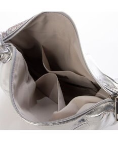 UNBILLION カシュカシュ cachecache / メタリックハーフムーンショルダー