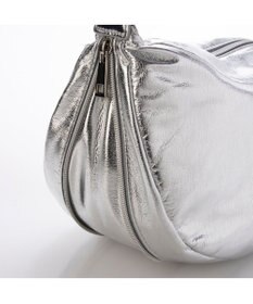 UNBILLION カシュカシュ cachecache / メタリックハーフムーンショルダー