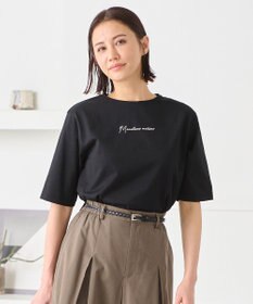 自由区 L 【洗える】Marine半袖 ロゴTシャツ