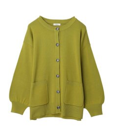 earth music&ecology クルーネックミドル丈カーディガン