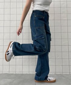 WEGO マルチポケットワイドカーゴパンツ