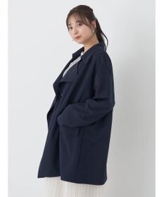 earth music&ecology ニュアンスビッグカラーコート