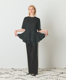 GRACE CONTINENTAL ペプラムカットトップ