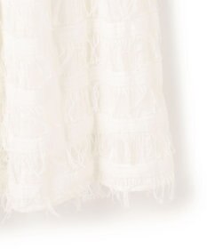 uncrave フリンジレース ティアードスカート