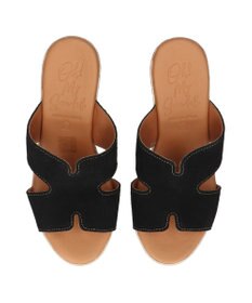 INTER-CHAUSSURES 【Oh my Sandals】クッションインソール厚底ミュールサンダル