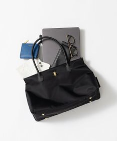 23区 VIOLAd'ORO ベルトデザイン ナイロン トートバッグ (Lサイズ)