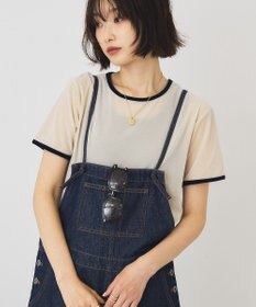 AMERICAN HOLIC シアーベロア配色プルオーバー
