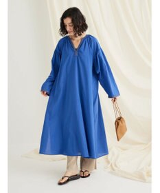 CRAFT STANDARD BOUTIQUE ★インドコットン　ボタニカル刺繍ワンピース