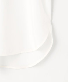 自由区 【洗える】ソフトリネンフリルディティール ブラウス