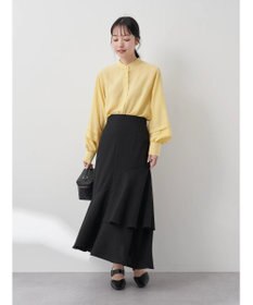 earth music&ecology アシンメトリーイレヘムスカート