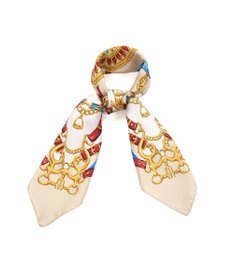 Marca 【Marcaオリジナル】ビット・ベルト 大判 シルクツイル スカーフ